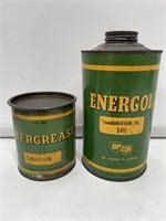 2 x Energol Tins Inc. 1lb Grease & 1 Quart