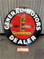 General Motors Holden DEALER GMH Enamel Sign