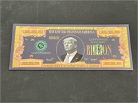 $1 Billion Trump Commemorative Note