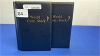 2 X ALBUMS OF WORLD COIN COLLECTIONS