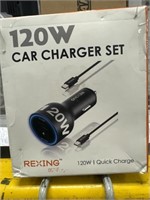 Rexing 120W Car Charger Set