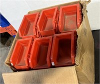 Box of small organizer containers