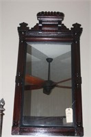 GORGEOUS ANTIQUE HEAVY SOLID WOOD MIRROR