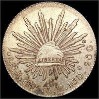 1895 Mexico Silve8 Reales LIGHTLY CIRCULATED
