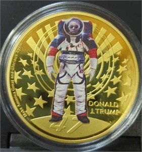 Donald Trump astronaut challenge coin