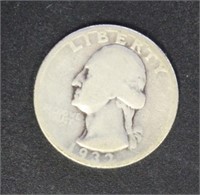 US Coins 1932-D Washington Quarter, circulated