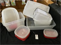 Huge Assortment Of Plastic  Food Containers w/