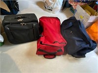 #3 Suitcases - 3 Rolling Carry On Duffel Bags