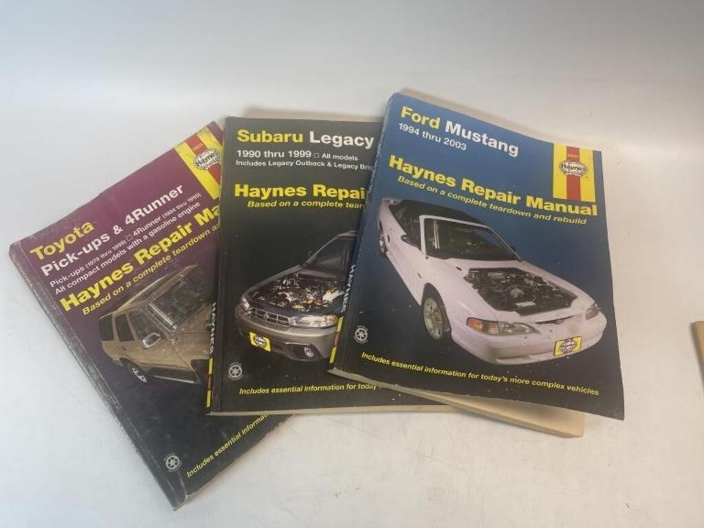 3 Repair Manual as Shown