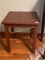 Small 16 x 16 wooden stand table