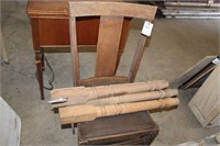 Wooden Chairs & Table Legs (4)