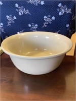 Large antique stone bread bowl good cond. 15"dx6"h