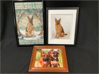 German Shepherd Framed Prints