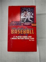 Box of 1988 Score Baseball Packs
