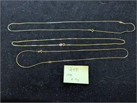 14k Gold 8.9g Necklaces