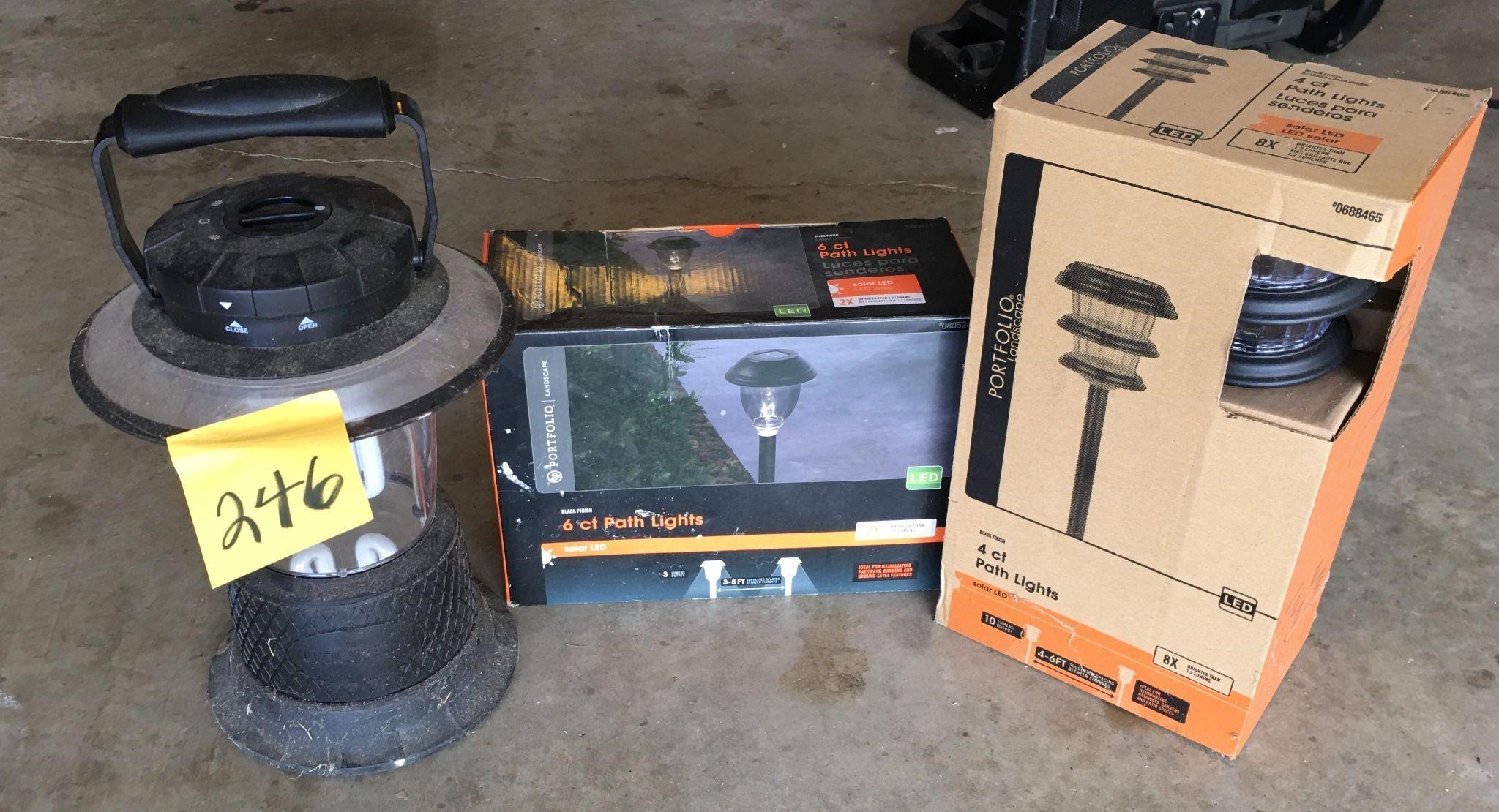 Solar Light & Lantern Lot