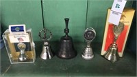 5 Small Commemorative Bells