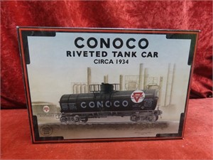 New 1994 K-Line Conoco Riveted tank car O gauge