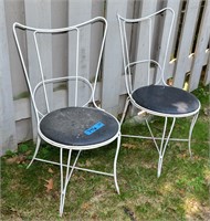 Metal chairs (2)