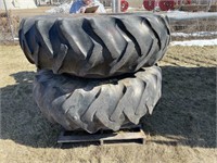 20.8-38 clamp on duals
