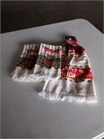 Christmas hand towels