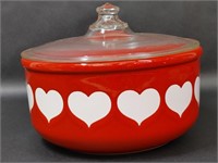 Waechtersbach Heart Print Casserole Dish