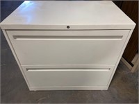 2 Drawer Lateral File Cabinet -EXCELLENT
