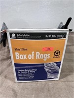 box of shop rags
