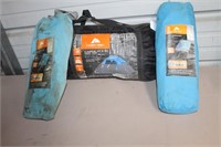 3 BACKPACKING CHAIRS AND ONE 2 PERSON TENT