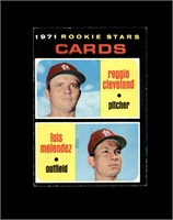 1971 Topps #216 St Louis Cardinals RS VG to VG-EX+