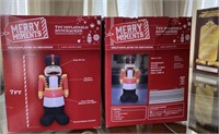 (2) 7ft Inflatable Nutcrackers