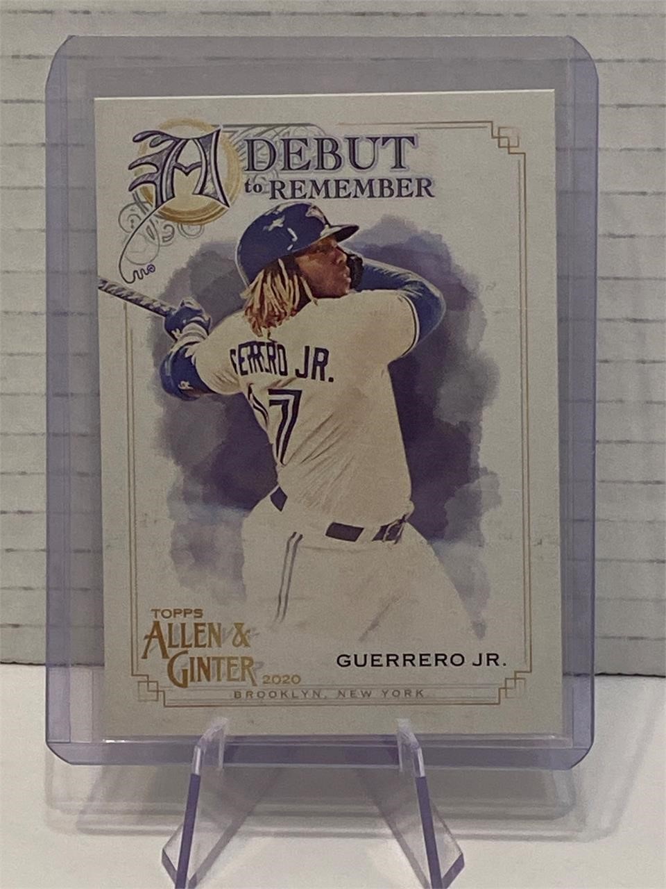 Vlad Guerrero Jr Debut to Remember Card