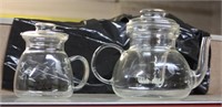 PRINCESS HOUSE GLASS COFFEE POT AND TEAPOT