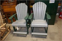 NEW POLYWOOD STEP-T PATIO CHAIRS