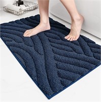 P3188  PABUBE Non Slip Shag Bath Rug, 16"x 24