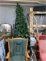 over 8 foot tall lighted Christmas tree