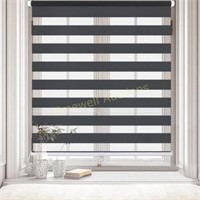 Zebra Blinds  21 W X 72 H  Dark Grey