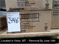 CASE OF (6,300) ROUNDS OF REMINGTON GOLDEN BULLET