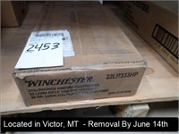 CASE OF (3,330) ROUNDS OF WINCHESTER .22 LR 36 GR