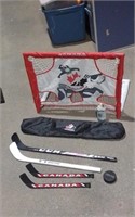 Mini-Hockey Net W/ Sticks & Puck