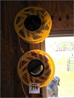 Extension cords on spools (2)
