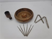 Vintage Wooden Nutcracker Set