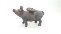 Cast Iron Small Whimsical Flying Pig