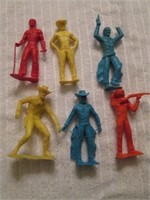 Lot of Large Scale Cowboy & Indian Figures