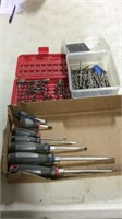 Lot of screw drivers and bits