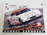 Autographed Audrey Zavodsky 11 x 8 1/2 Poster