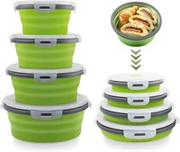 Collapsible Bowls with Lids