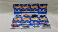 8 new sealed hotwheels