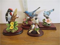 4 Andrea Sadek Bird Figurines