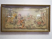 Tapestry of children in countryside setting